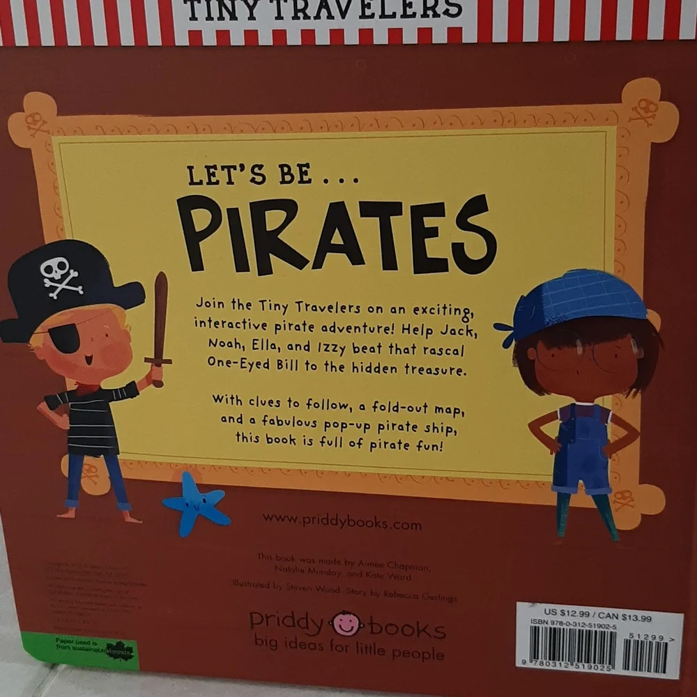 New Let's Be Pirates Pop-Up Book